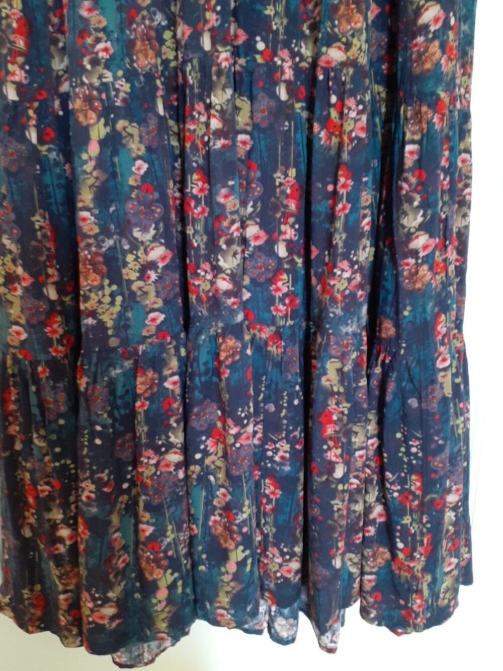 NWT Natural Life Halle Halter Dress in Blue Watercolor Floral Size XL - Picture 10 of 16